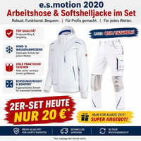 weiß / enzianblau