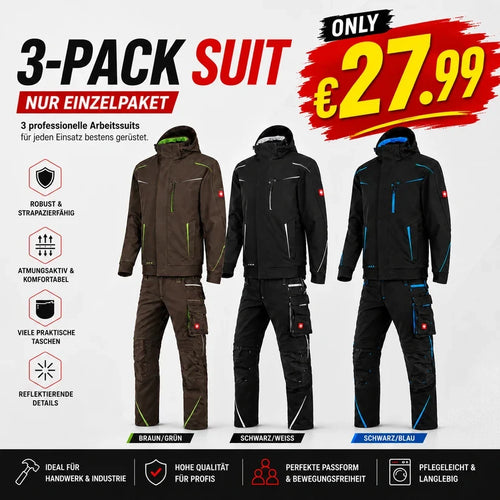 ☀️ WINTER-SALE IM SOMMER ❄️Softshelljacke × Bundhose e.s.motion 2026 Set