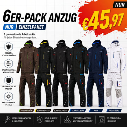 ☀️ WINTER-SALE IM SOMMER ❄️Softshelljacke × Bundhose e.s.motion 2026 Set
